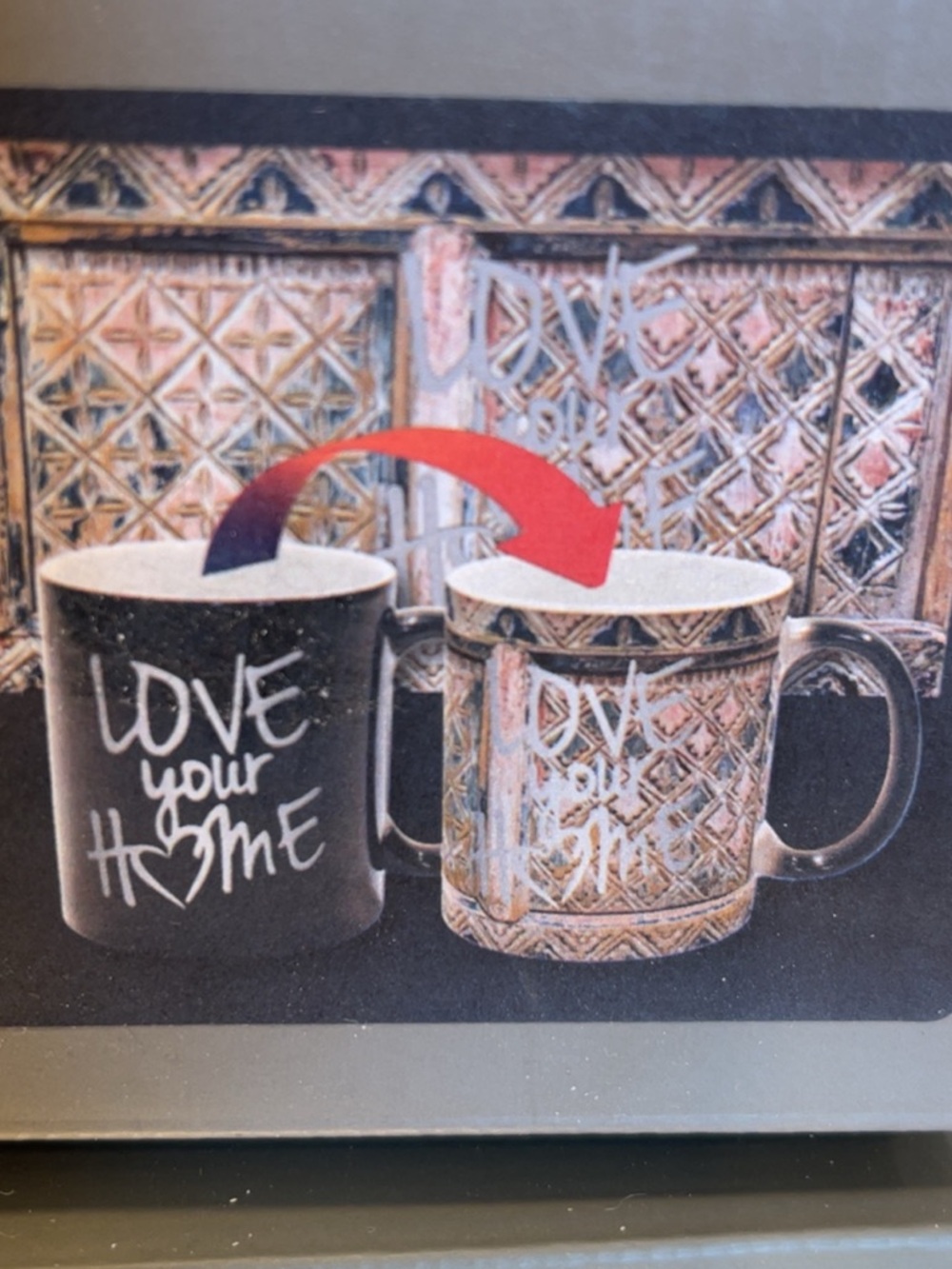 NIB 12oz Love Your Home Color Changing Mug. - Picture 3 of 7